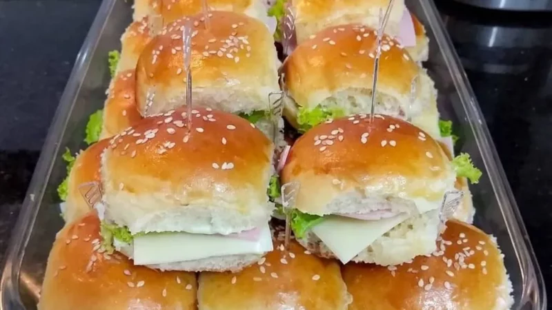 Os mini sanduiches mais deliciosos