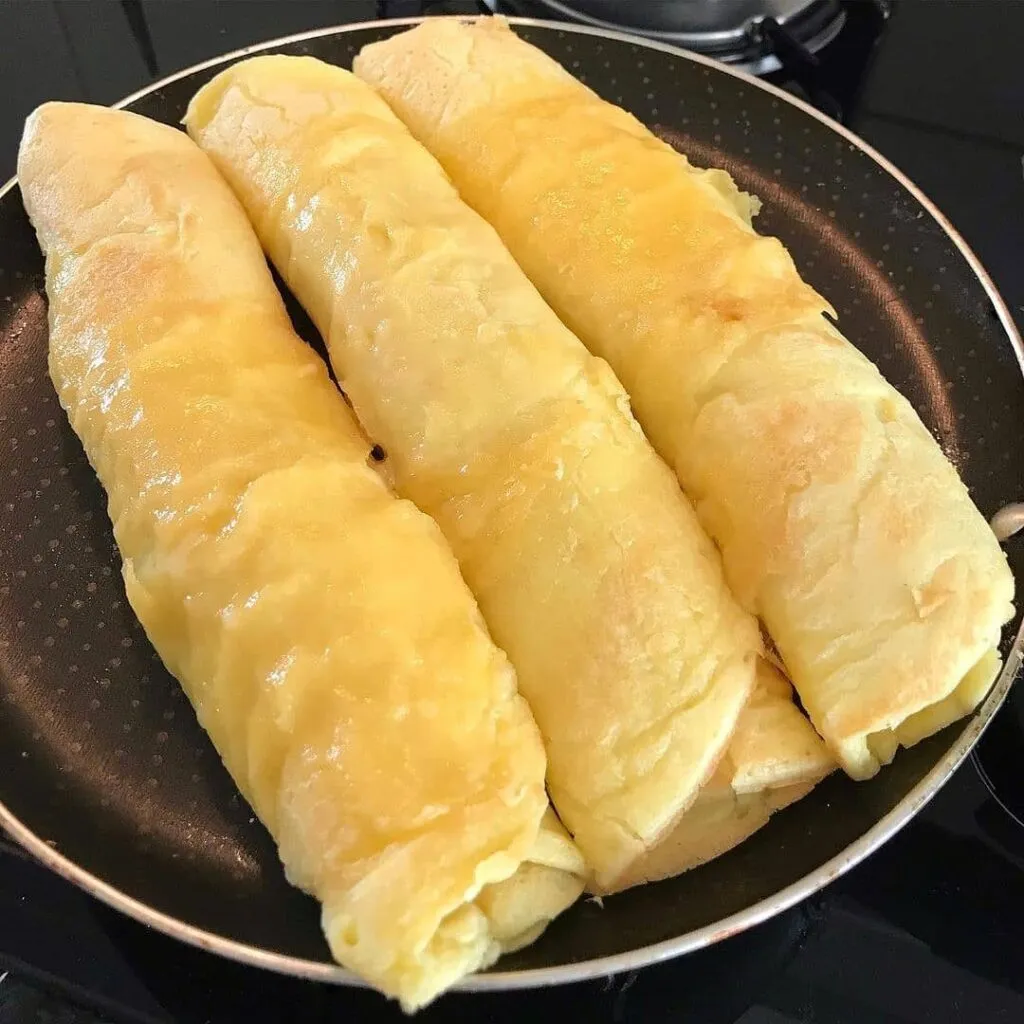 Pão de Queijo de frigideira saboroso