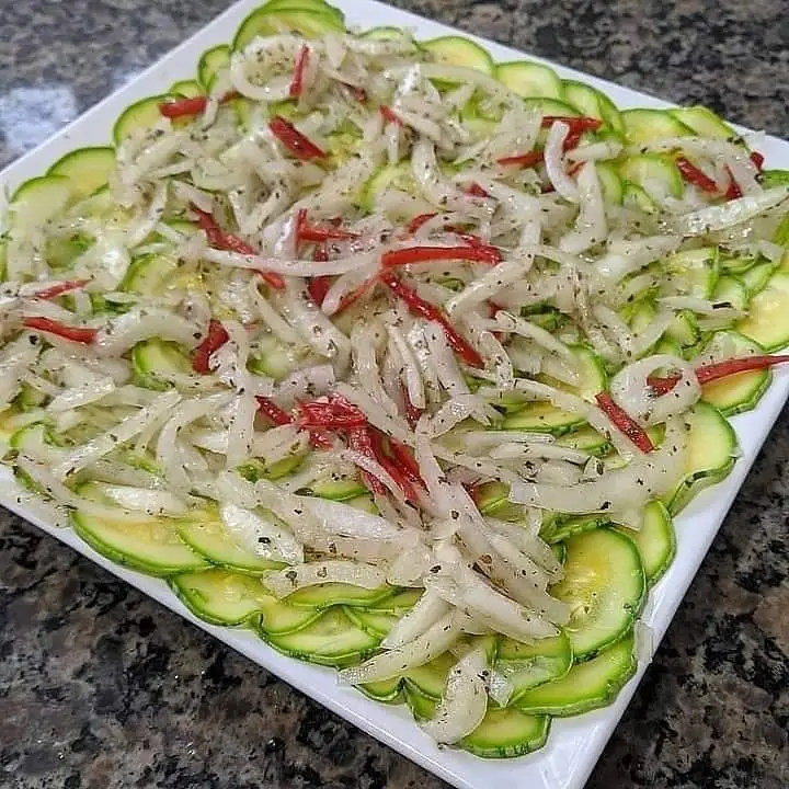 Salada de Abobrinha receita secreta