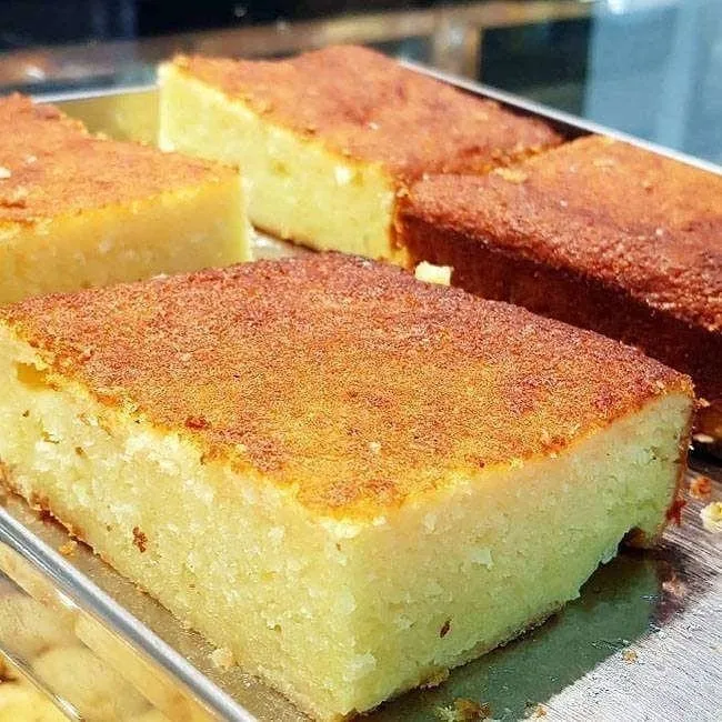 Bolo de aipim tradicional da vovó caseiro