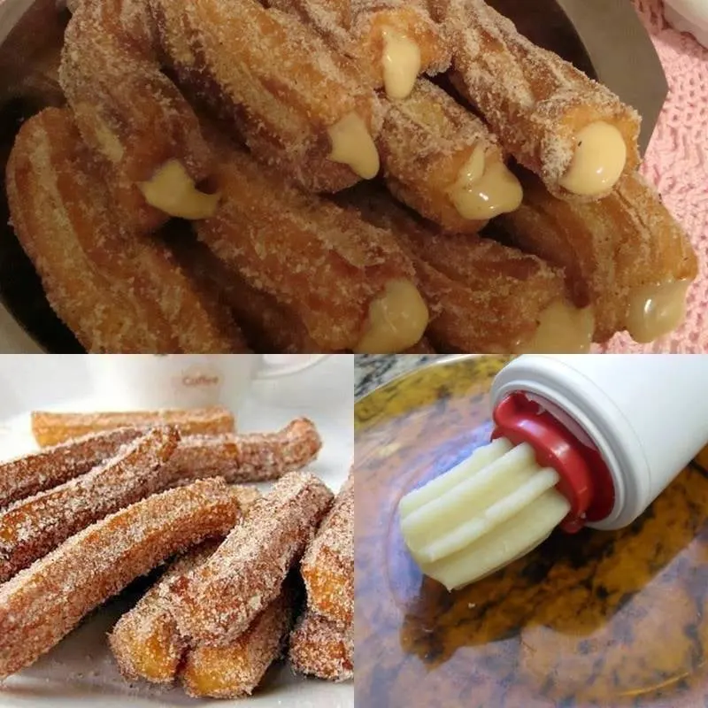 Churros caseiro prático simples e saboroso