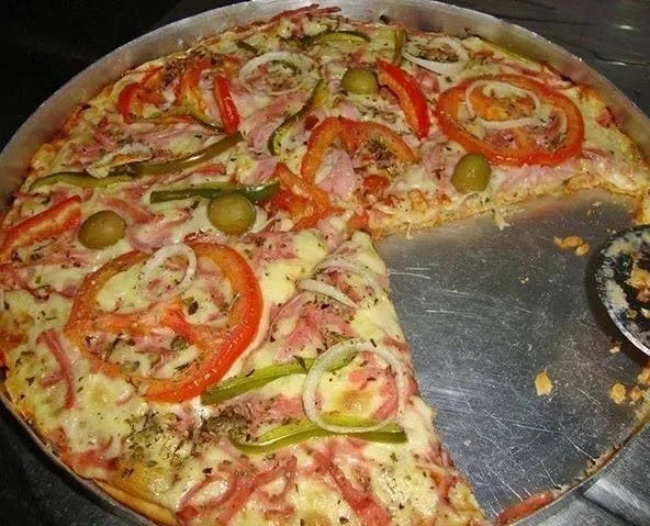 Pizza de Liquidificador super prática