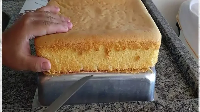 Receita de bolo pão de ló de liquidificador simples